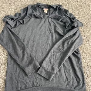 target ruffle cut out top